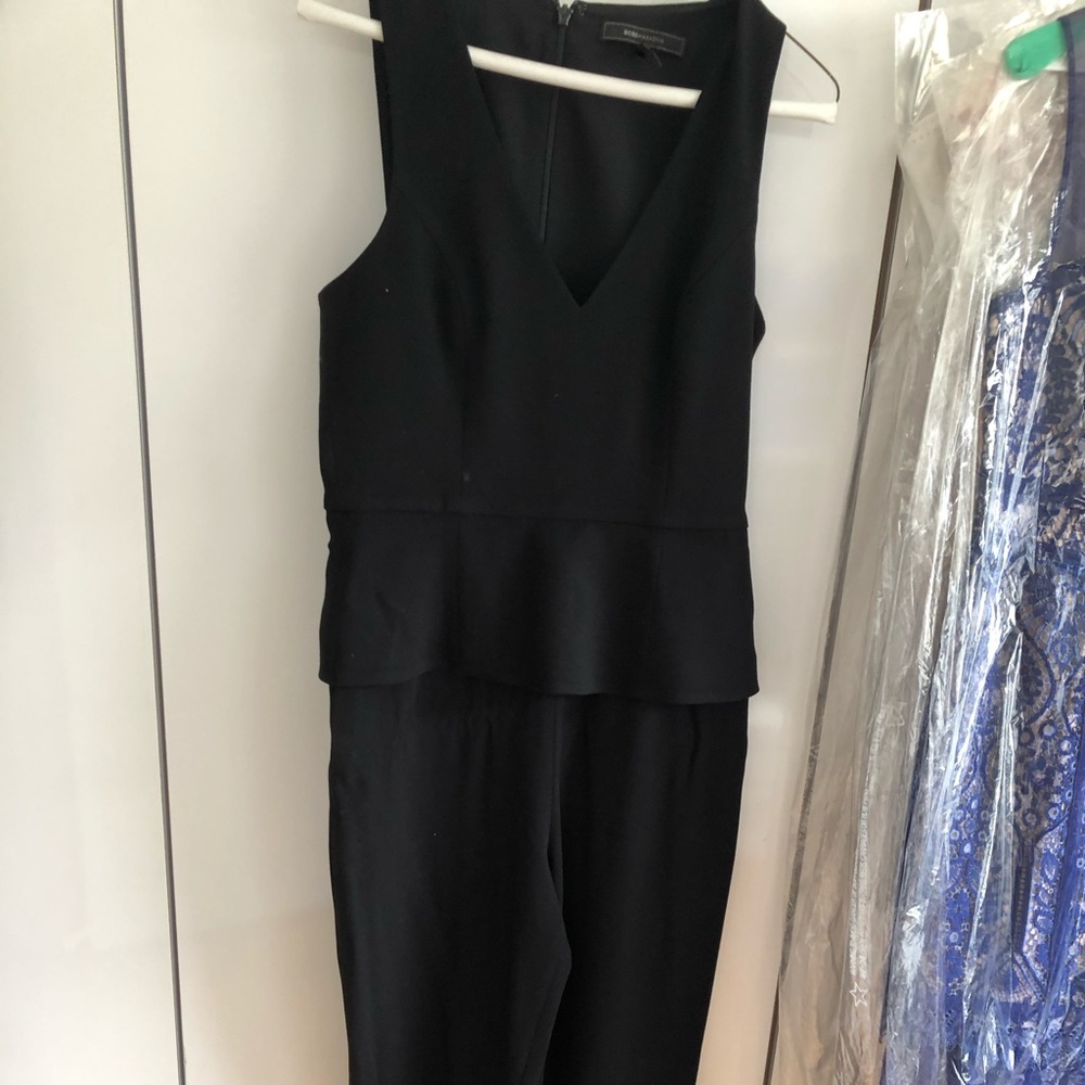Black skinny leg jumpsuit